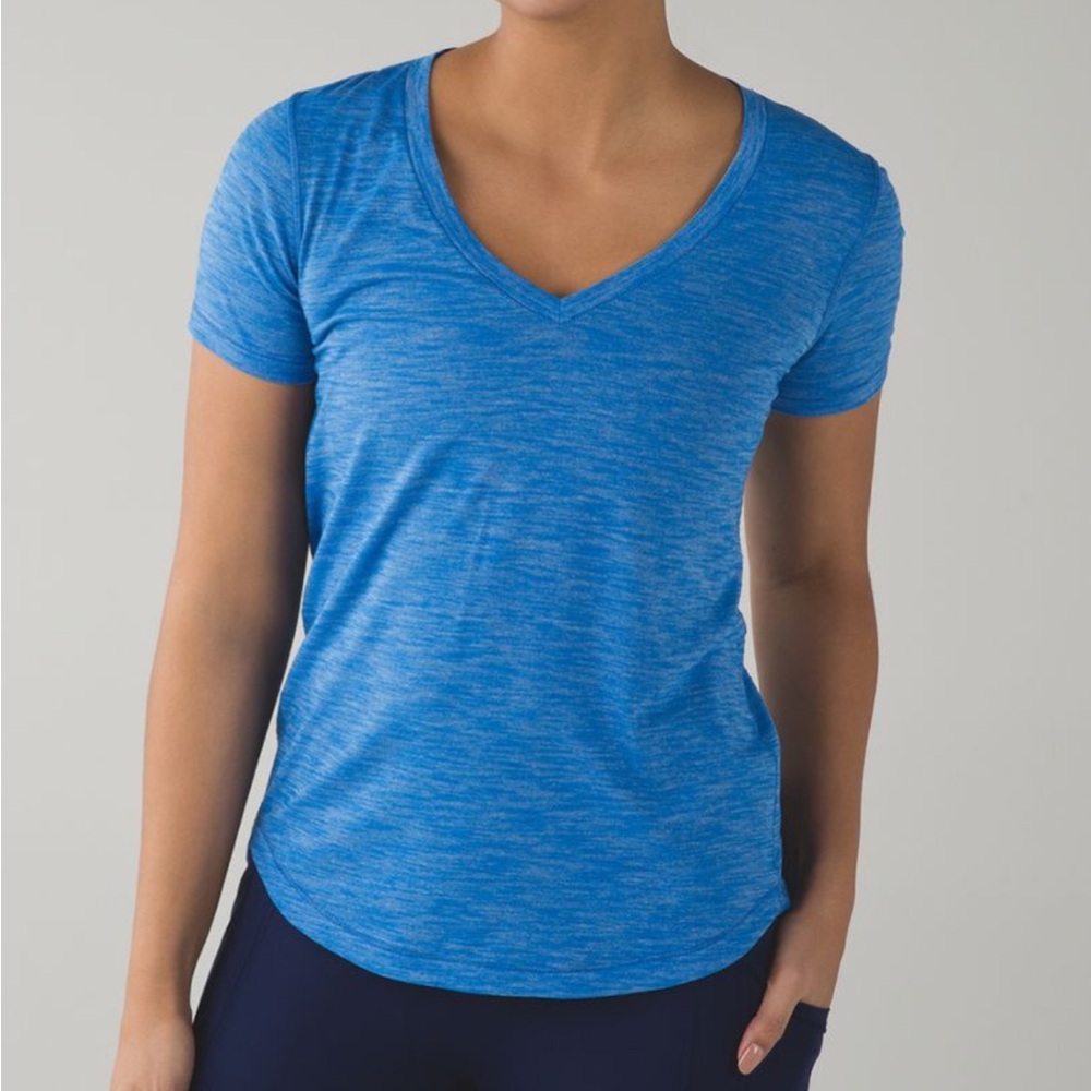 lululemon what the sport v-neck t-shirt